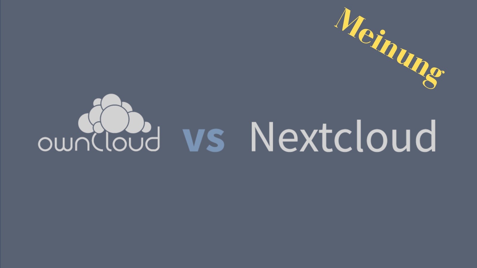 ownCloud vs. Nextcloud