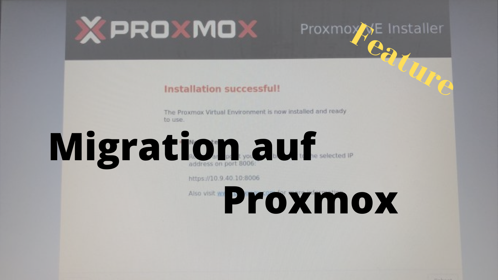 Migration auf Proxmox