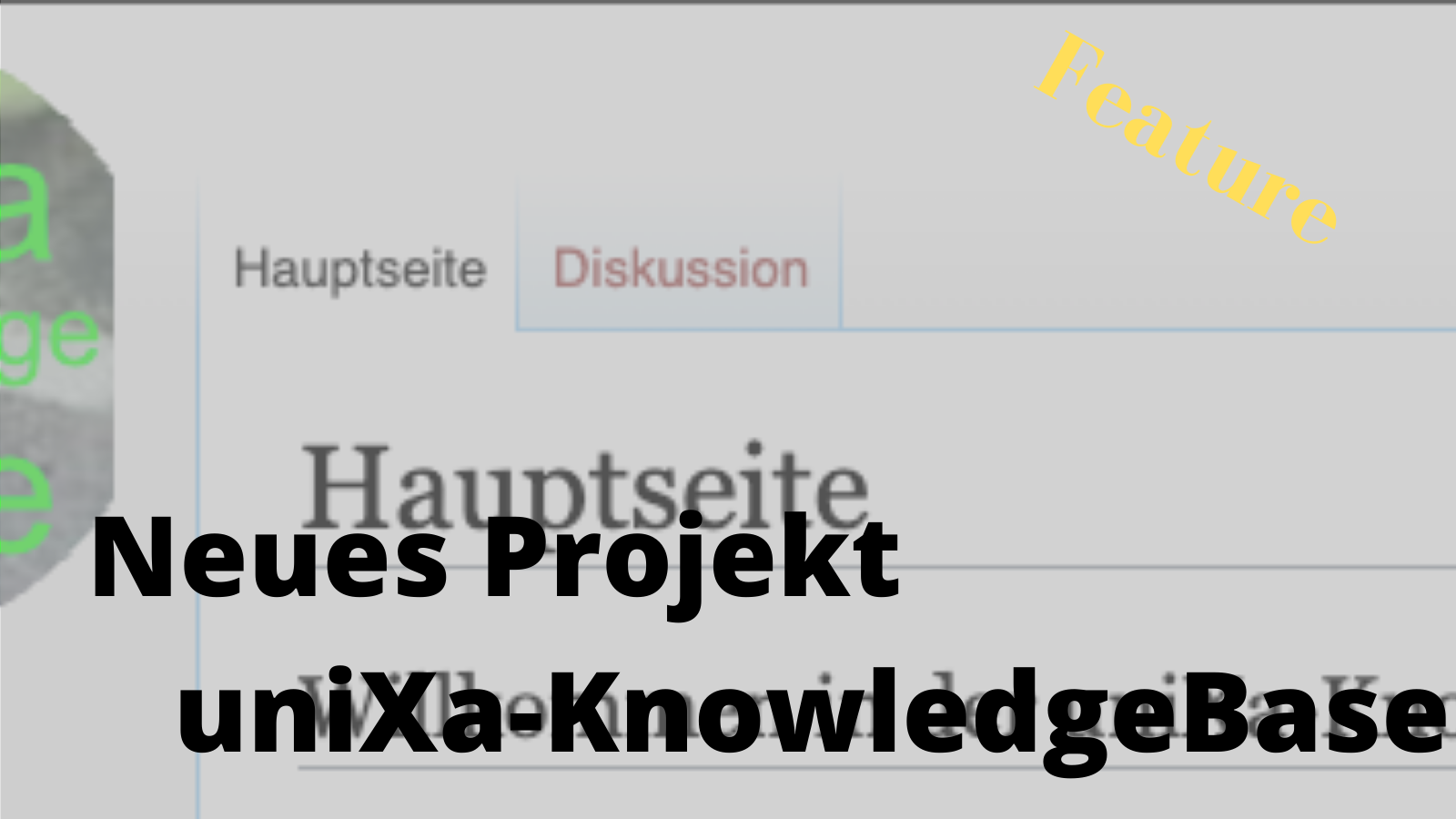 Neues Projekt: Knowledge Base
