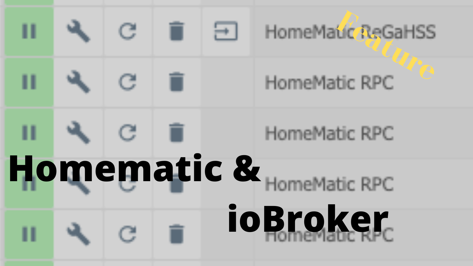 Homematic und ioBroker