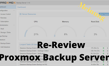 Re-Review: Proxmox Backup Server